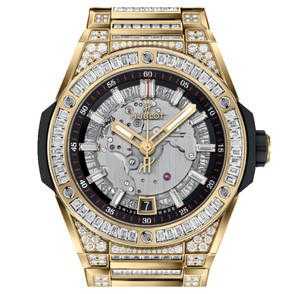 INTEGRATED TIME ONLY YELLOW GOLD JEWELLERY_456.VX.0130.VX.9804